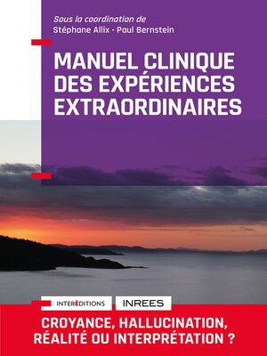 cover image of Manuel Clinique des expériences extraordinaires